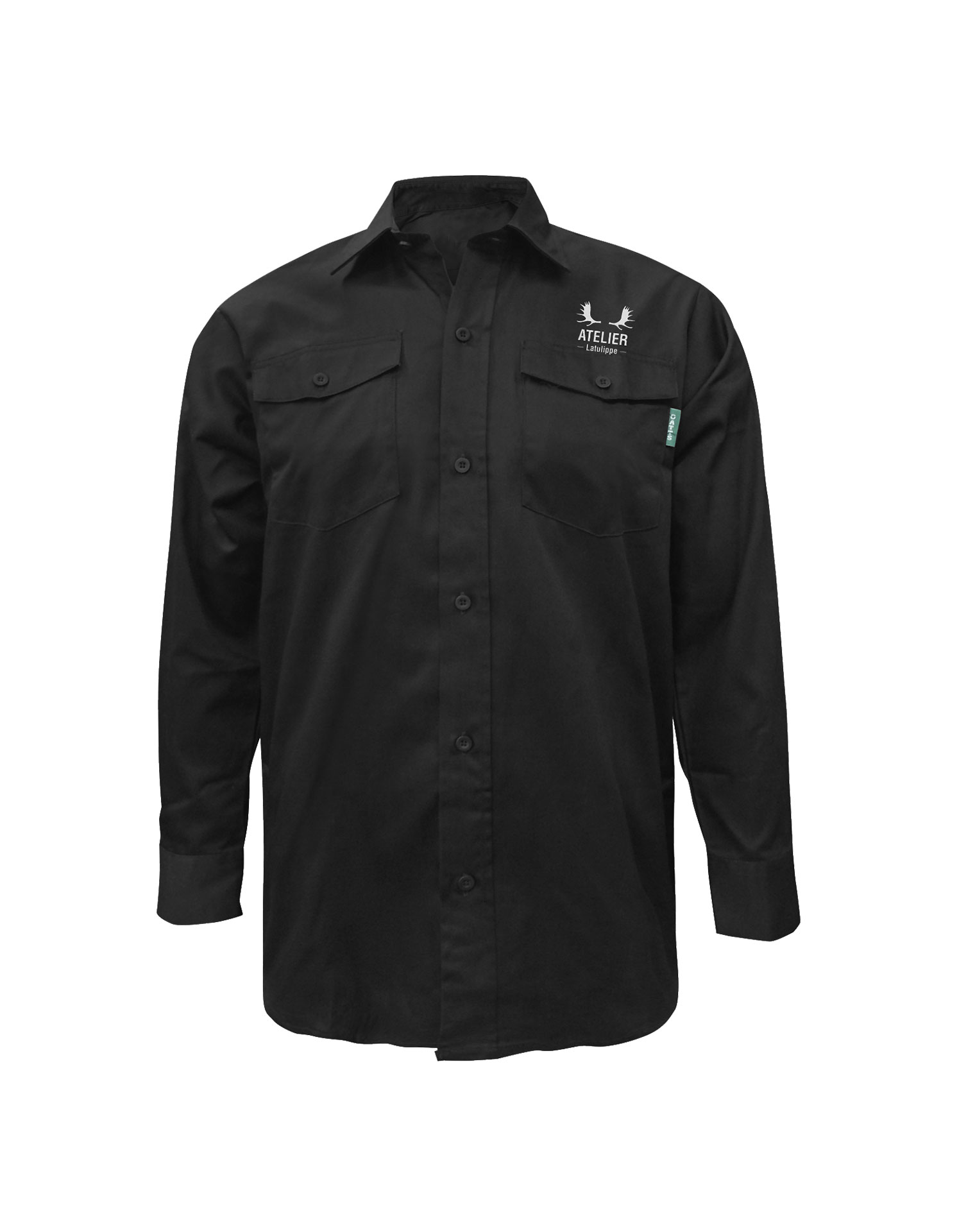 Chemise manches longues de l'Atelier Latulippe avec broderie