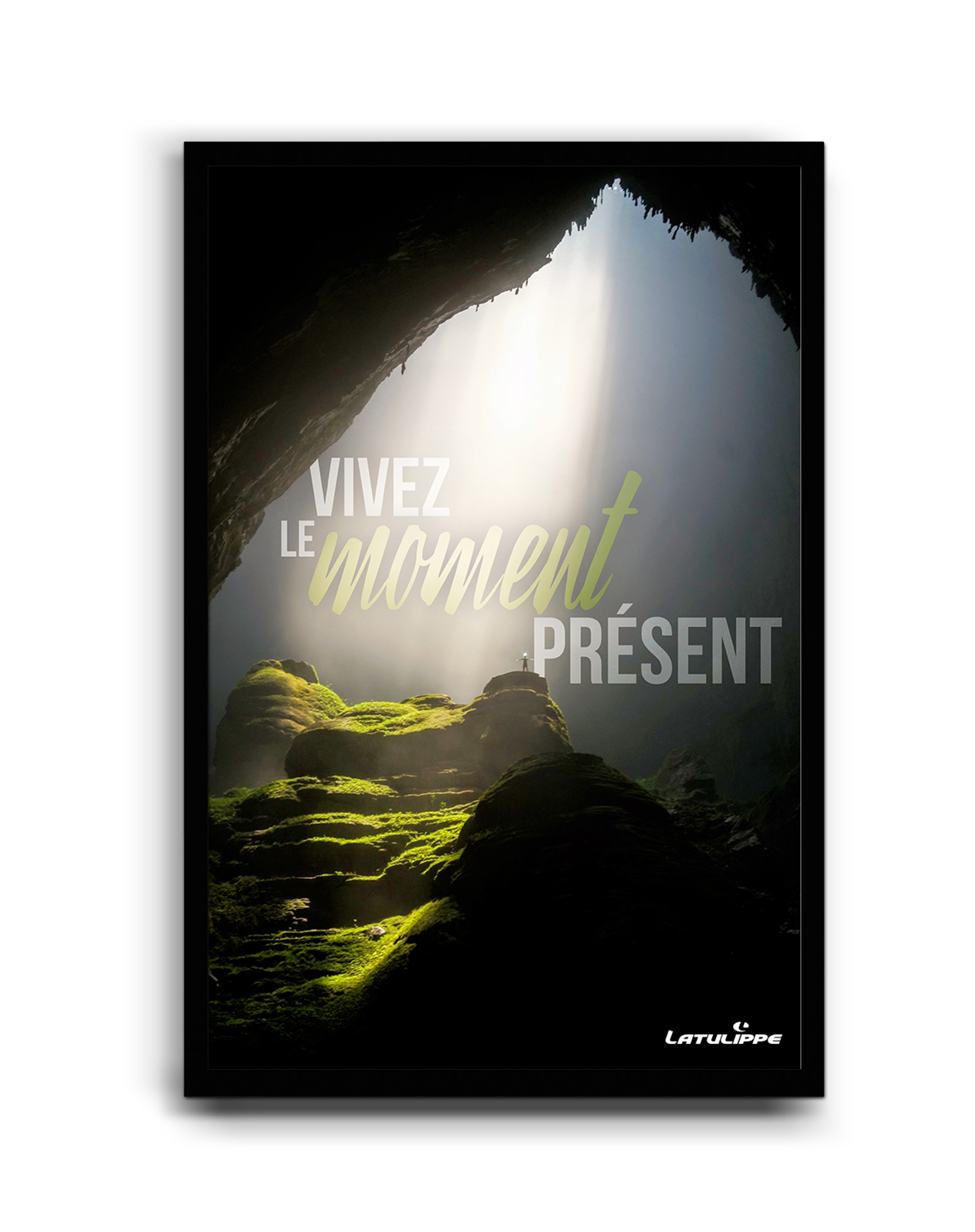 Concept VIVEZ LE MOMENT PRÉSENT adaptation exploration